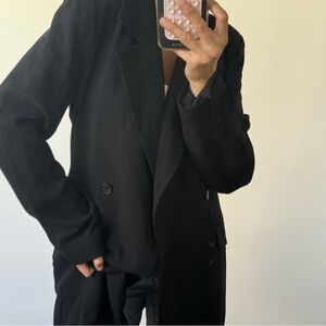 Black oversized blazer